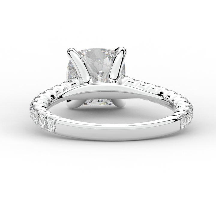 2.40CT.TW CUSHION LAB DIAMOND ENGAGEMENT RING