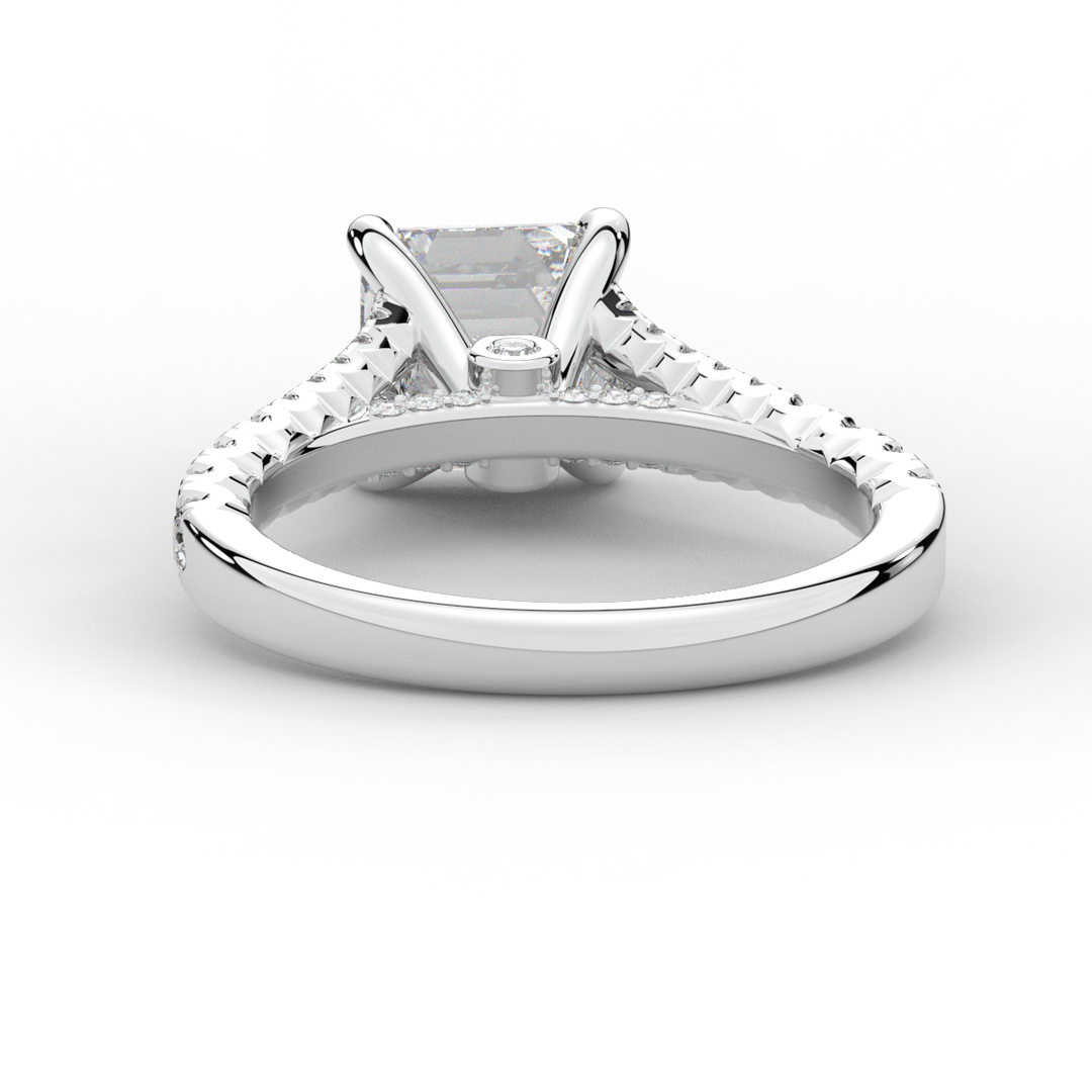 2.45CT.TW ASSCHER LAB DIAMOND ENGAGEMENT RING