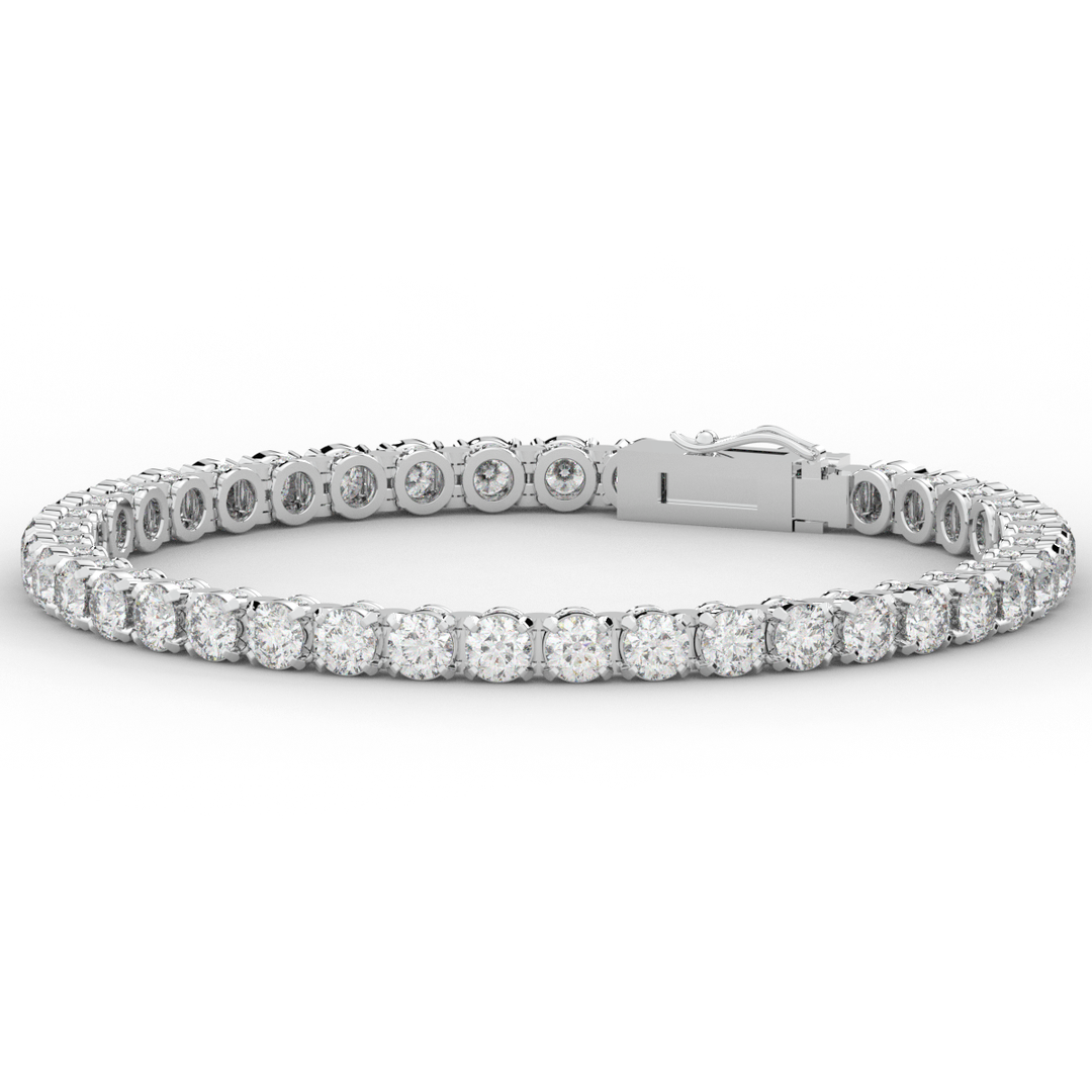 10.50CT.TW ROUND LAB DIAMOND TENNIS BRACELET - Nazarelle