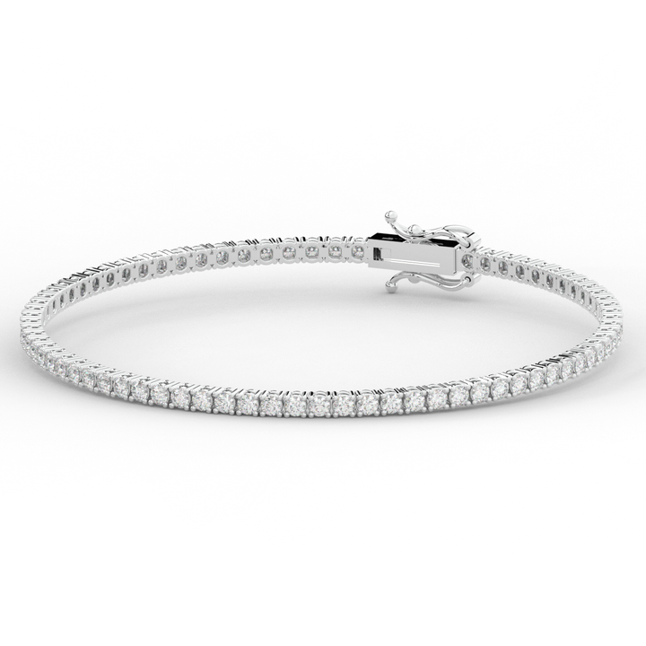 3.00CT.TW ROUND LAB DIAMOND TENNIS BRACELET