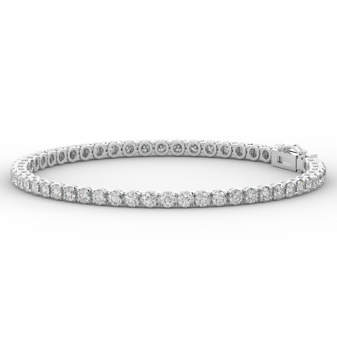 5.75CT.TW ROUND LAB DIAMOND TENNIS BRACELET - Nazarelle