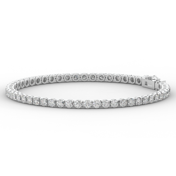 5.75CT.TW ROUND LAB DIAMOND TENNIS BRACELET - Nazarelle