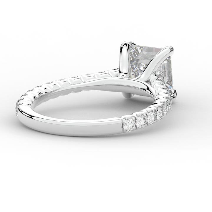 2.40CT.TW ASSCHER LAB DIAMOND ENGAGEMENT RING