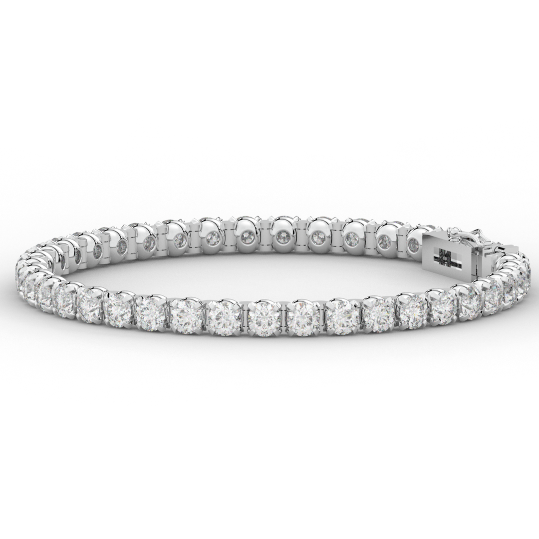 10.50CT.TW ROUND LAB DIAMOND TENNIS BRACELET - Nazarelle