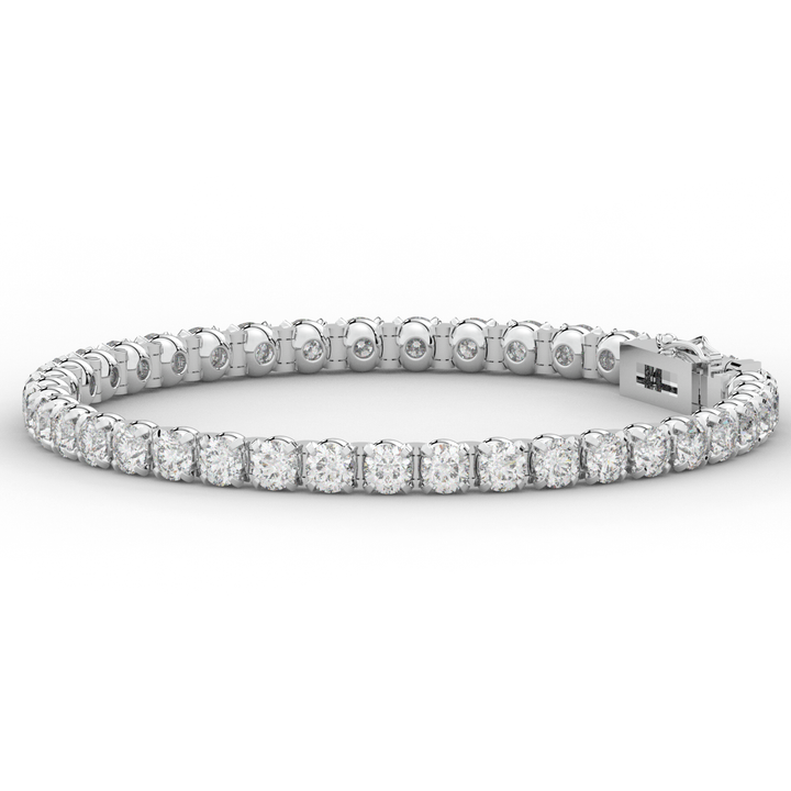 10.50CT.TW ROUND LAB DIAMOND TENNIS BRACELET - Nazarelle