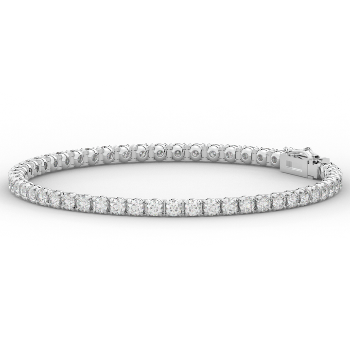 5.30CT.TW ROUND LAB DIAMOND TENNIS BRACELET - Nazarelle