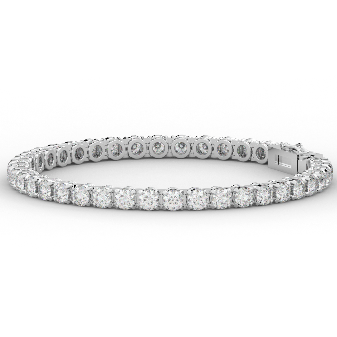 10.50CT.TW ROUND LAB DIAMOND TENNIS BRACELET - Nazarelle