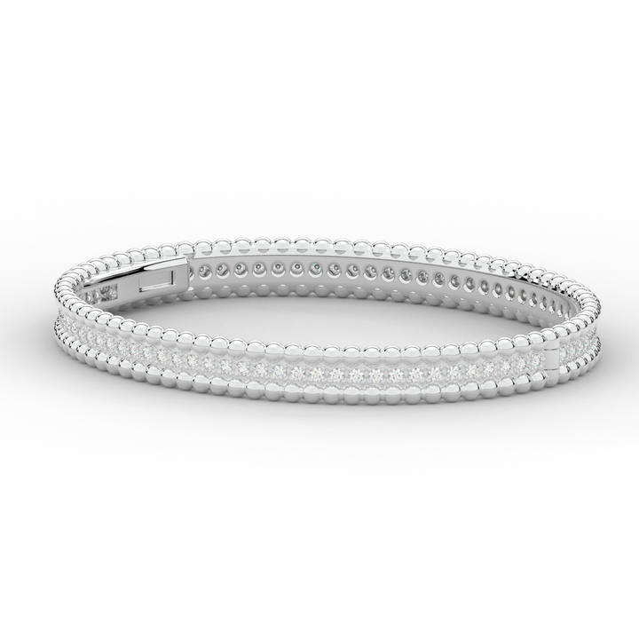 1.20CT.TW ROUND LAB DIAMOND ETERNITY BANGLE