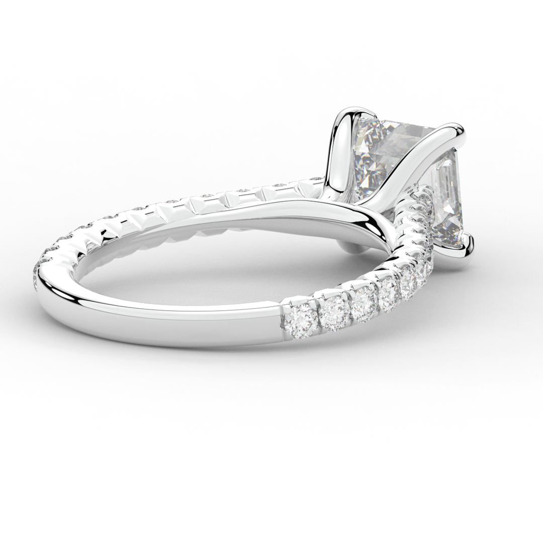 2.40CT.TW ASSCHER LAB DIAMOND ENGAGEMENT RING