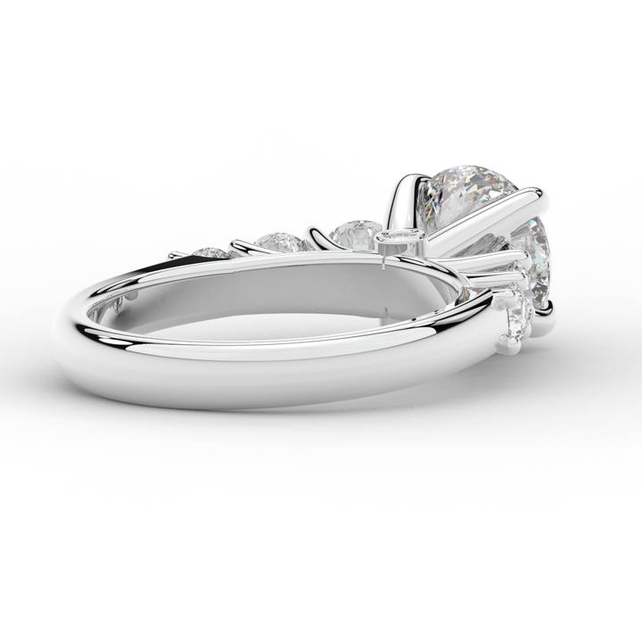 3.00CT.TW ROUND LAB DIAMOND  ENGAGEMENT RING