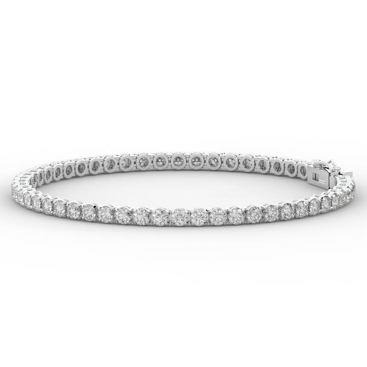 5.75CT.TW ROUND LAB DIAMOND TENNIS BRACELET - Nazarelle