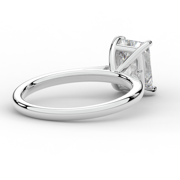 2.00CT RADIANT LAB DIAMOND SOLITAIRE ENGAGEMENT RING