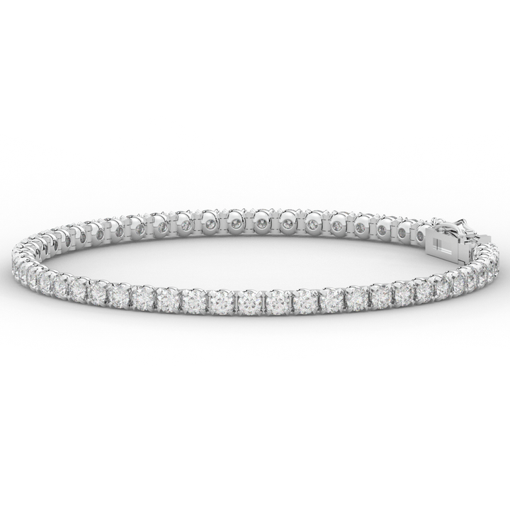 5.30CT.TW ROUND LAB DIAMOND TENNIS BRACELET - Nazarelle