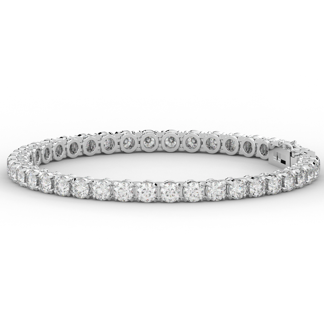 10.50CT.TW ROUND LAB DIAMOND TENNIS BRACELET - Nazarelle