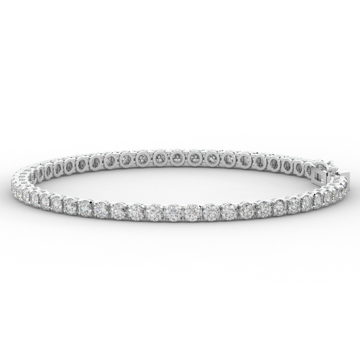 5.75CT.TW ROUND LAB DIAMOND TENNIS BRACELET - Nazarelle