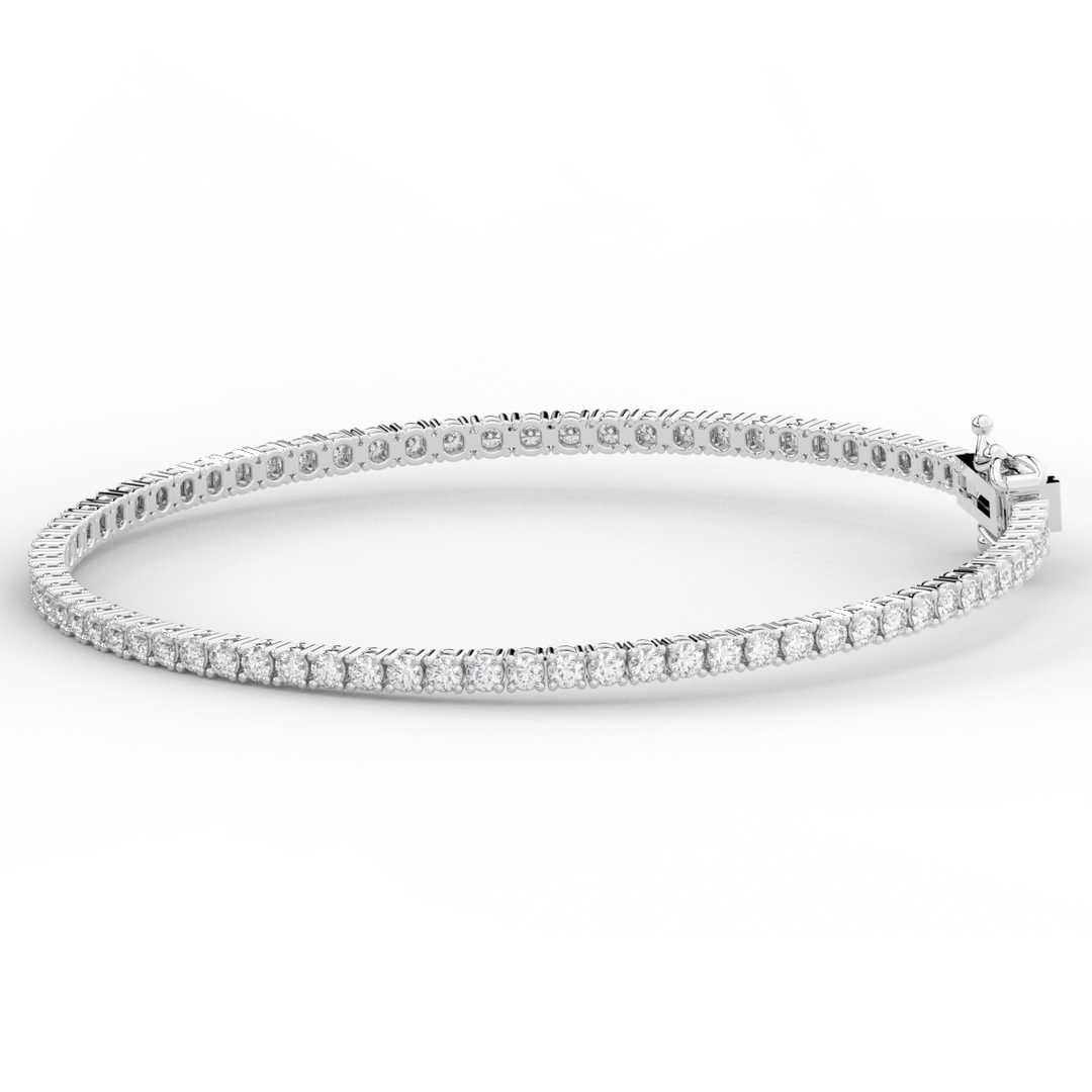 3.00CT.TW ROUND LAB DIAMOND TENNIS BRACELET