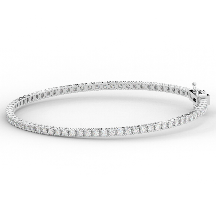 3.00CT.TW ROUND LAB DIAMOND TENNIS BRACELET