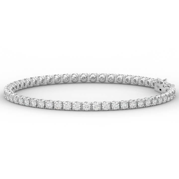 5.30CT.TW ROUND LAB DIAMOND TENNIS BRACELET - Nazarelle