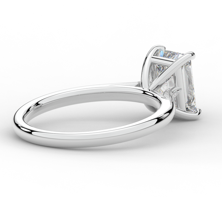 2.00CT RADIANT LAB DIAMOND SOLITAIRE ENGAGEMENT RING