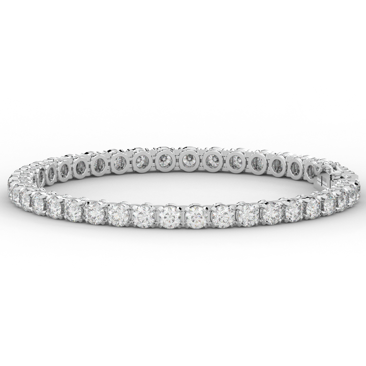 10.50CT.TW ROUND LAB DIAMOND TENNIS BRACELET - Nazarelle