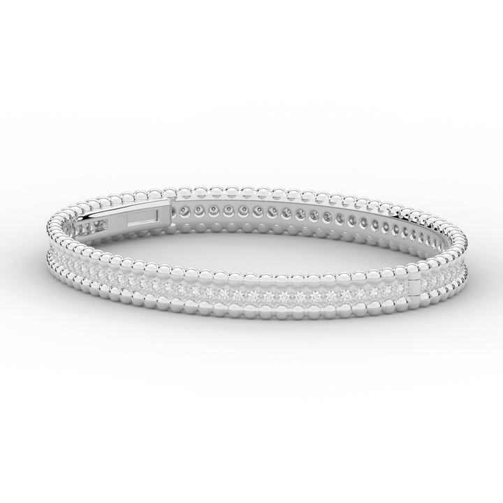 1.20CT.TW ROUND LAB DIAMOND ETERNITY BANGLE