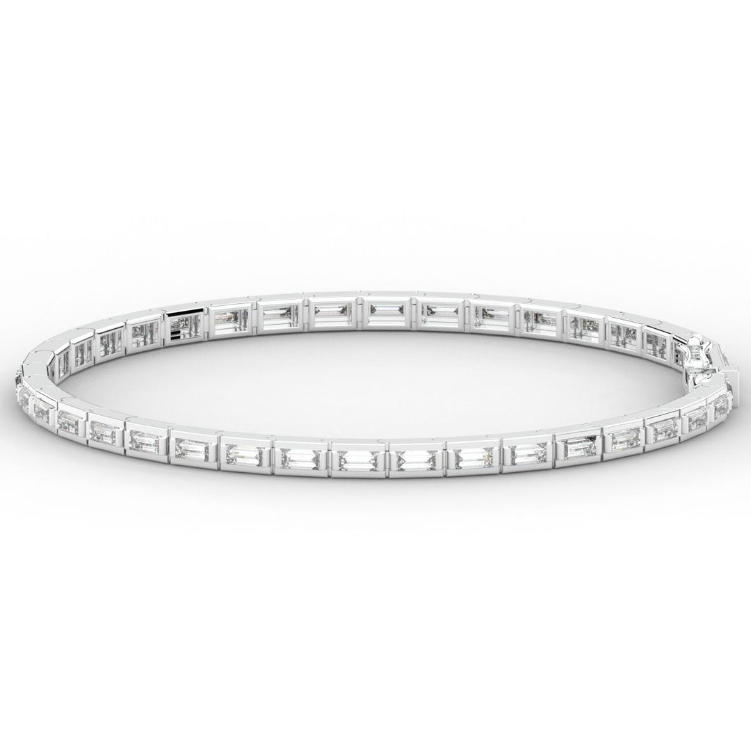 3.40CT.TW ROUND LAB DIAMOND TENNIS BRACELET