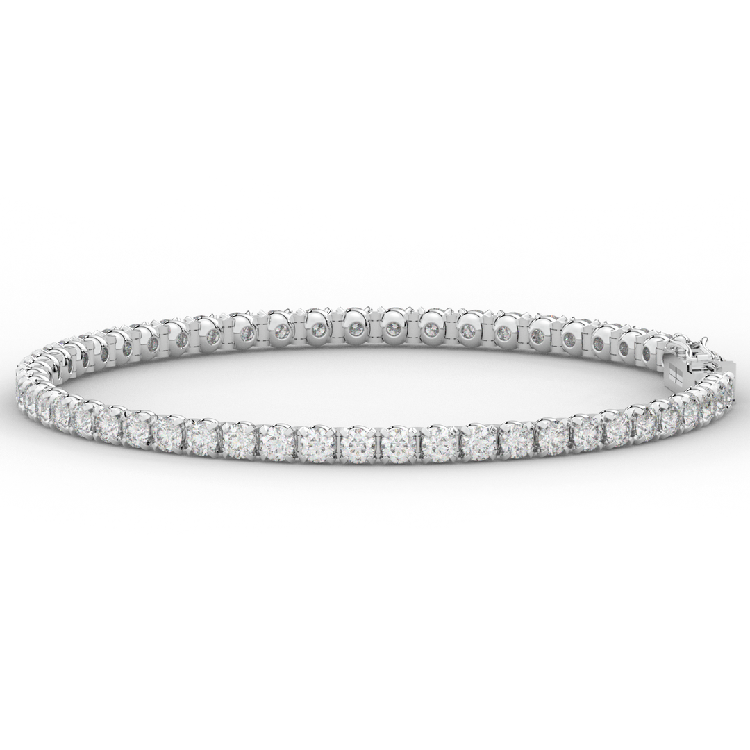 5.30CT.TW ROUND LAB DIAMOND TENNIS BRACELET - Nazarelle