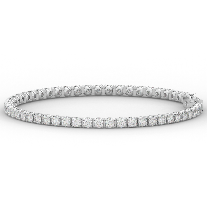 5.30CT.TW ROUND LAB DIAMOND TENNIS BRACELET - Nazarelle