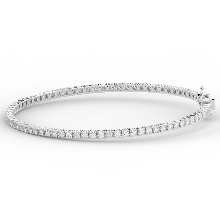 3.00CT.TW ROUND LAB DIAMOND TENNIS BRACELET