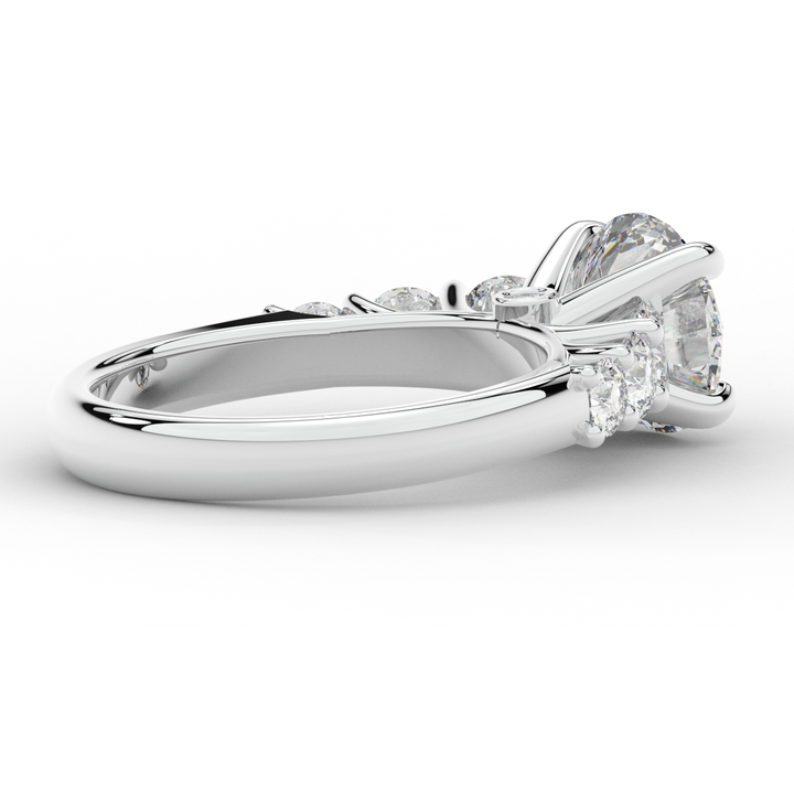 3.00CT.TW ROUND LAB DIAMOND  ENGAGEMENT RING