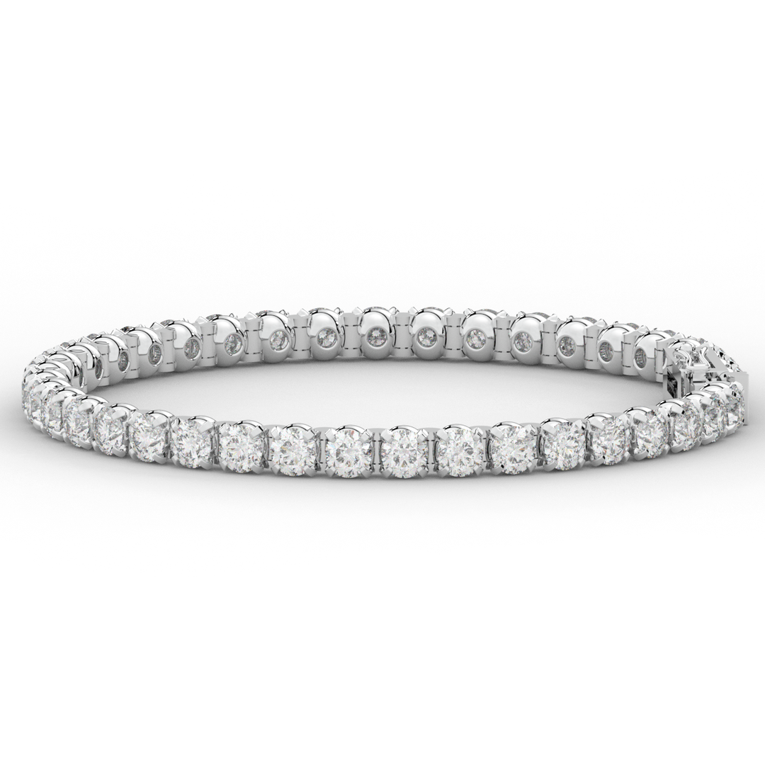 10.50CT.TW ROUND LAB DIAMOND TENNIS BRACELET - Nazarelle