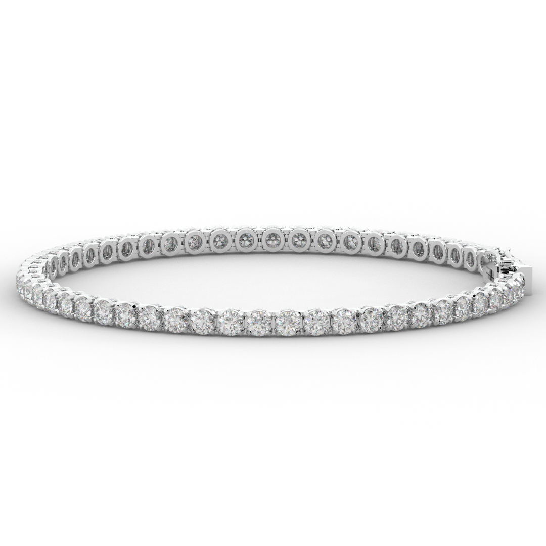 5.75CT.TW ROUND LAB DIAMOND TENNIS BRACELET - Nazarelle