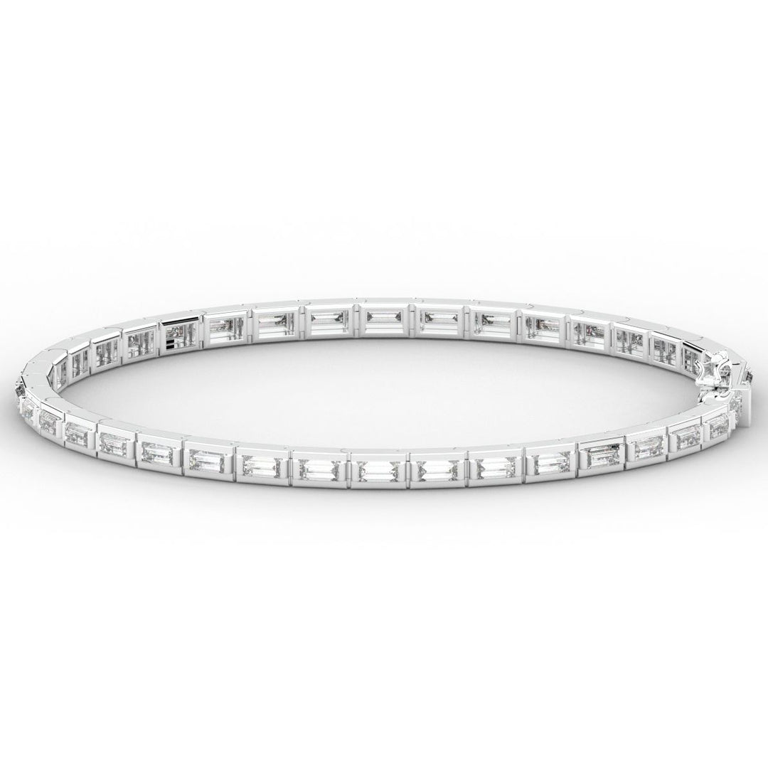 3.40CT.TW ROUND LAB DIAMOND TENNIS BRACELET