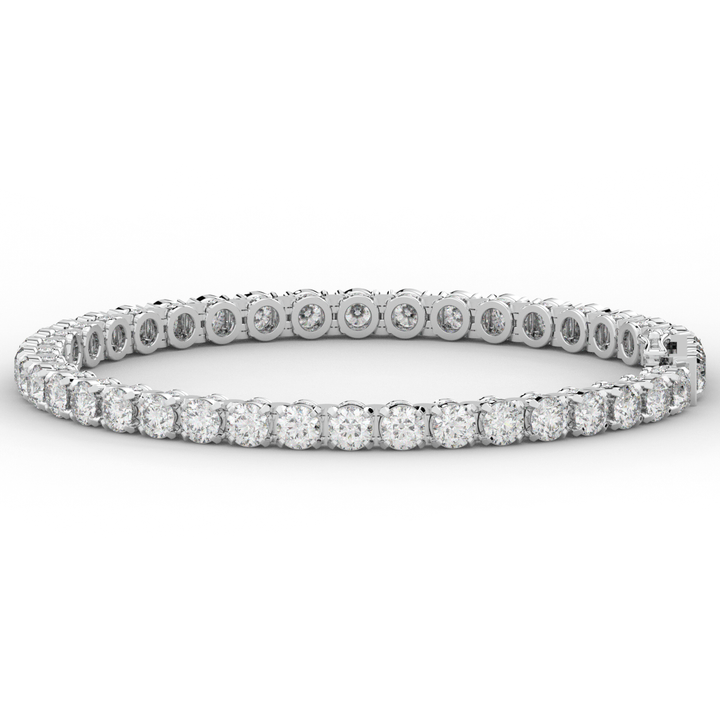 10.50CT.TW ROUND LAB DIAMOND TENNIS BRACELET - Nazarelle