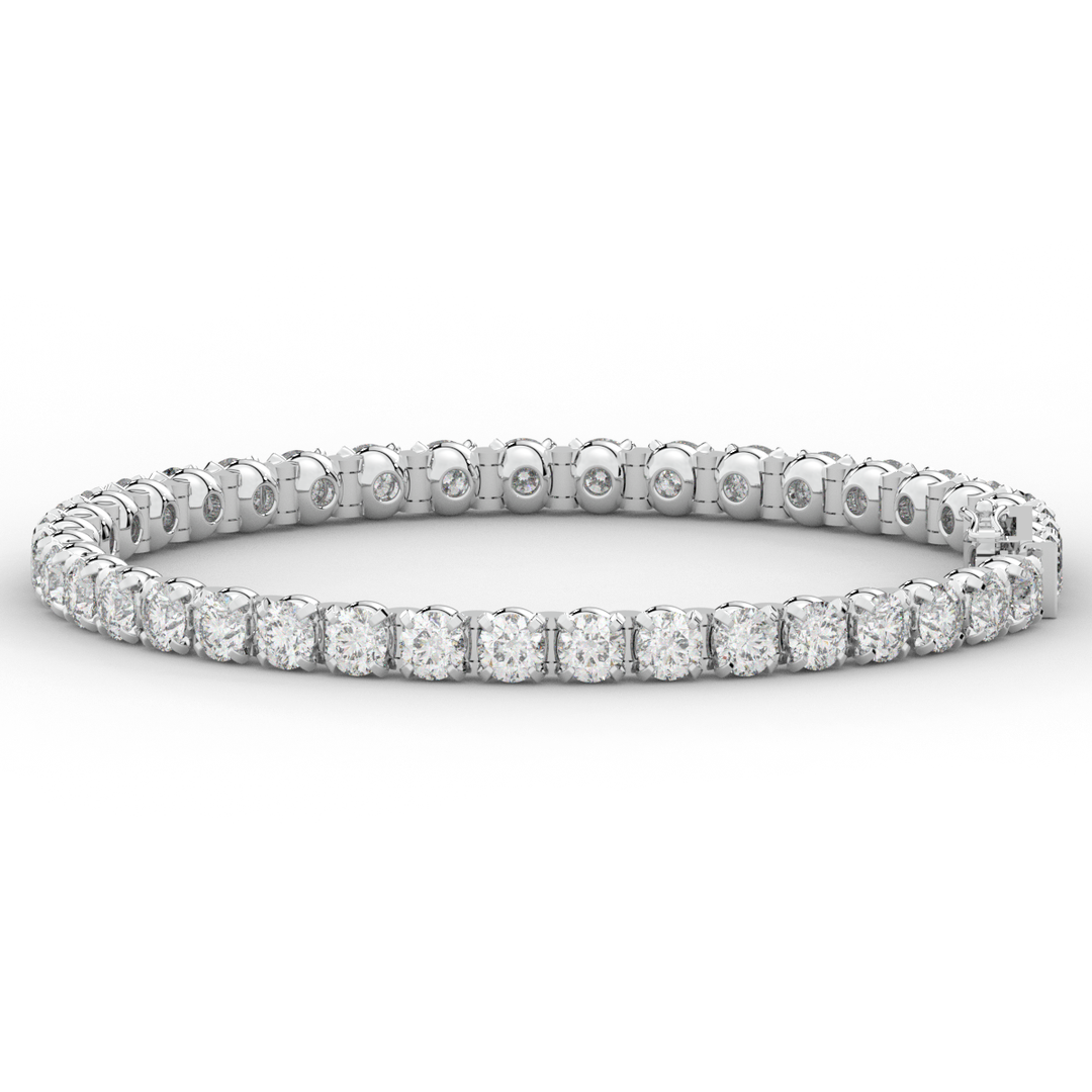 10.50CT.TW ROUND LAB DIAMOND TENNIS BRACELET - Nazarelle