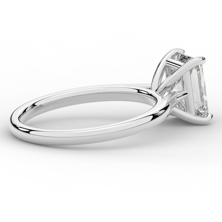 2.00CT RADIANT LAB DIAMOND SOLITAIRE ENGAGEMENT RING