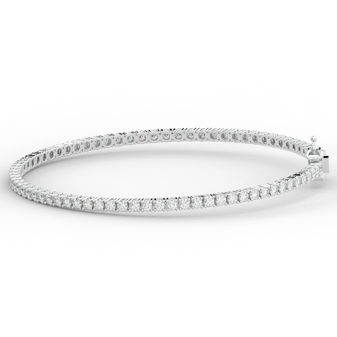 3.00CT.TW ROUND LAB DIAMOND TENNIS BRACELET