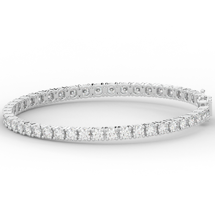 7.00CT.TW ROUND LAB DIAMOND TENNIS BRACELET