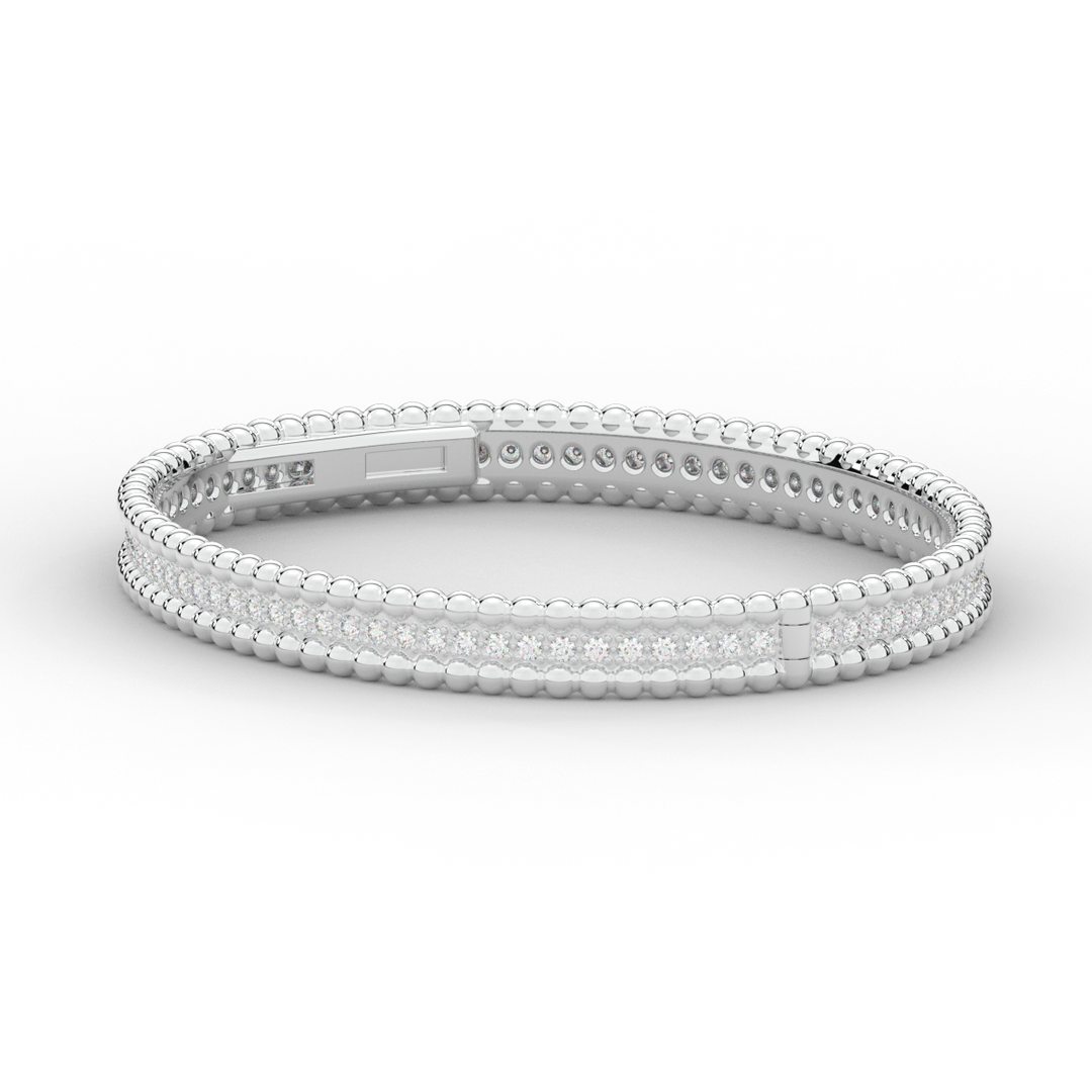 1.20CT.TW ROUND LAB DIAMOND ETERNITY BANGLE