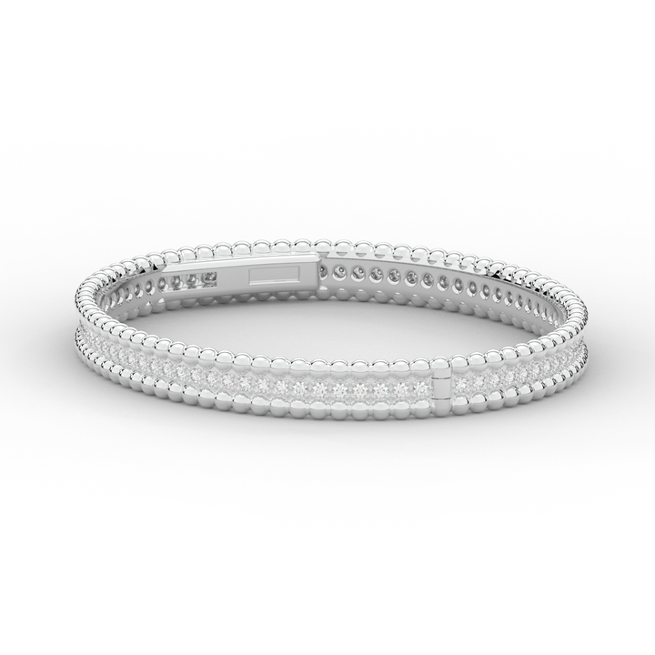 1.20CT.TW ROUND LAB DIAMOND ETERNITY BANGLE