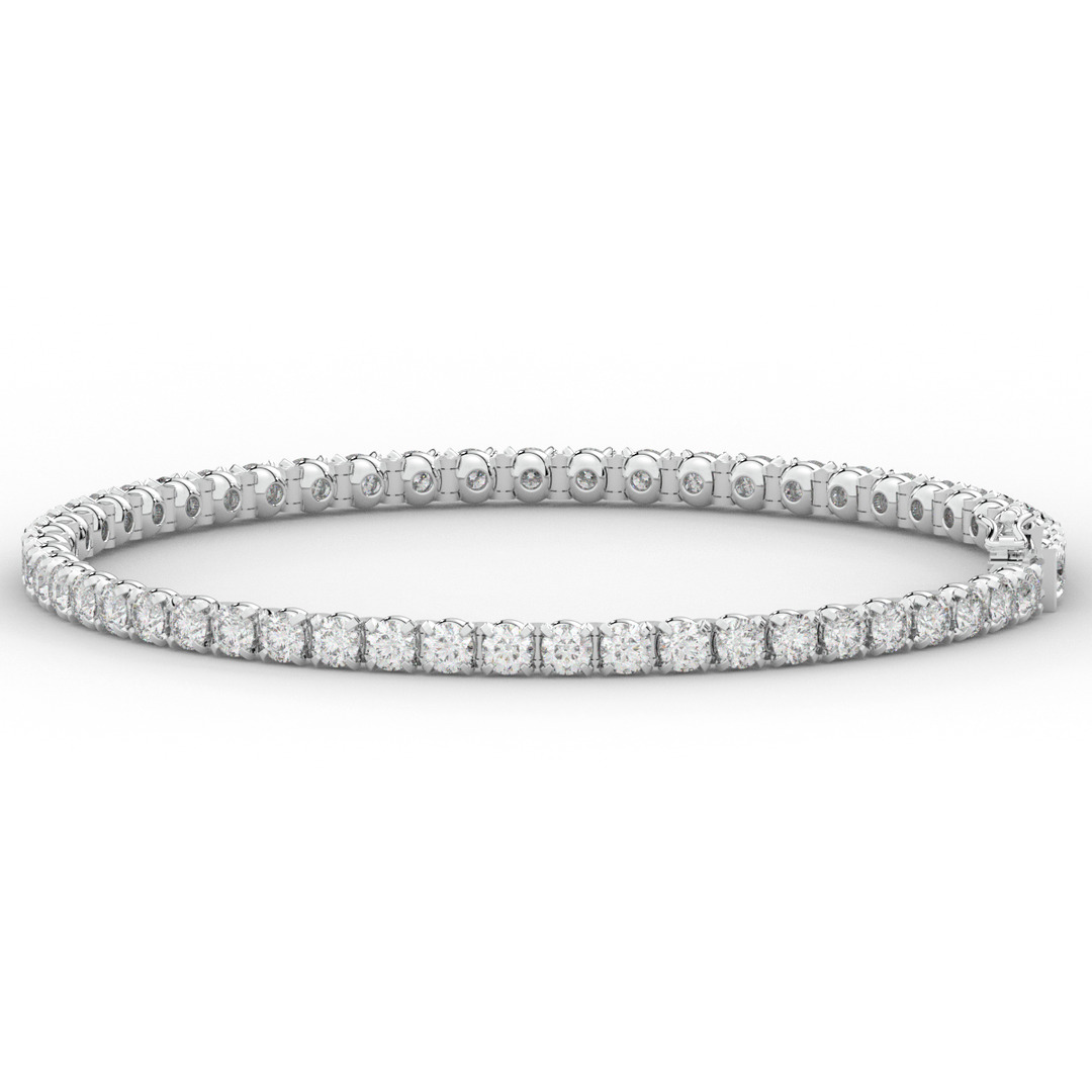 5.30CT.TW ROUND LAB DIAMOND TENNIS BRACELET - Nazarelle