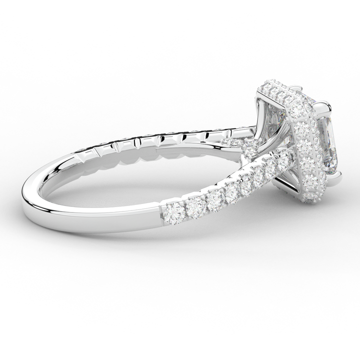 2.75CT.TW ASSCHER LAB DIAMOND HALO ENGAGEMENT RING