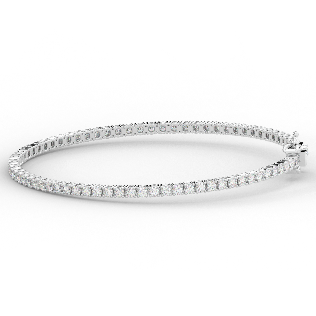 3.00CT.TW ROUND LAB DIAMOND TENNIS BRACELET