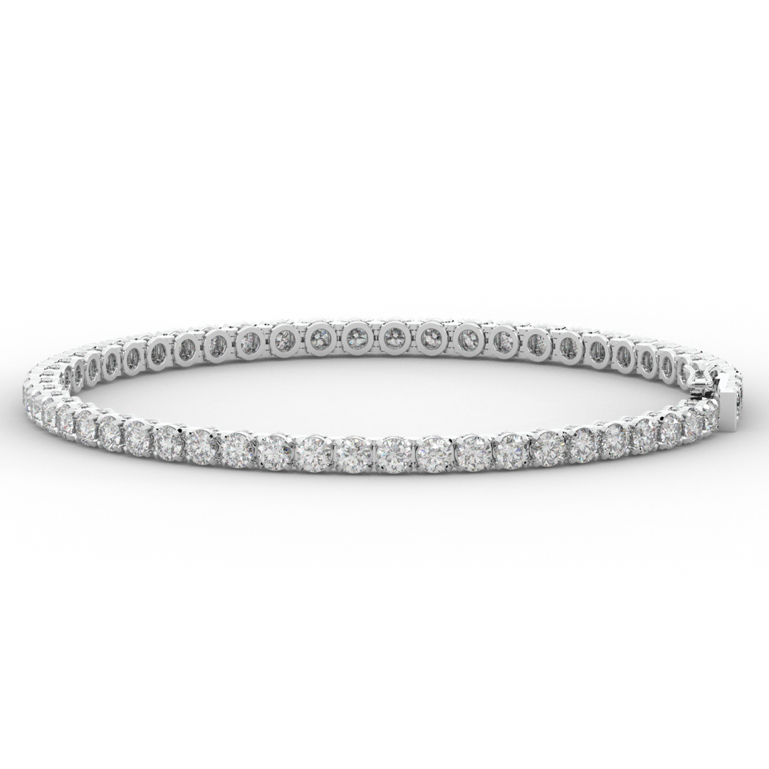 5.75CT.TW ROUND LAB DIAMOND TENNIS BRACELET - Nazarelle