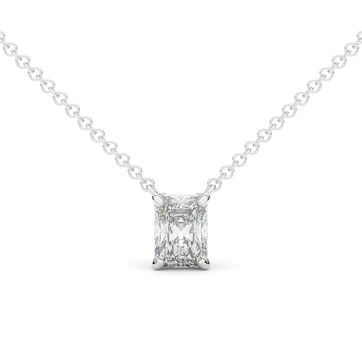 1.50CT RADIANT CERTIFIED LAB DIAMOND SOLITAIRE PENDANT