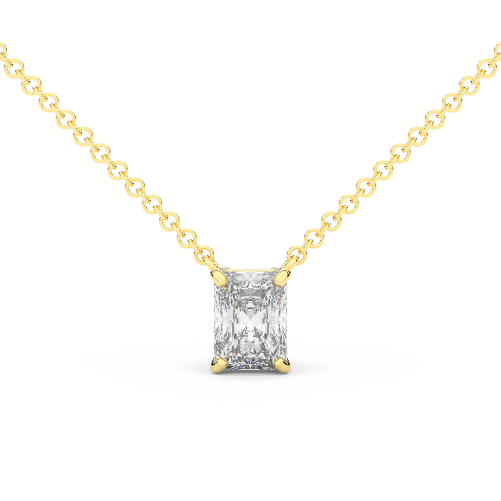 1.50CT RADIANT CERTIFIED LAB DIAMOND SOLITAIRE PENDANT