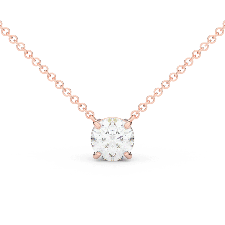 1.50CT ROUND CERTIFIED LAB DIAMOND SOLITAIRE PENDANT