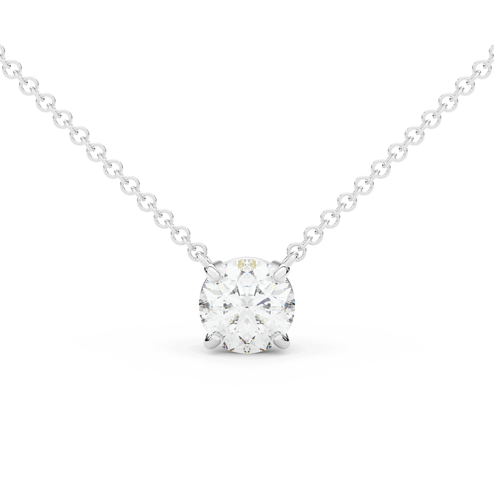 1.50CT ROUND CERTIFIED LAB DIAMOND SOLITAIRE PENDANT