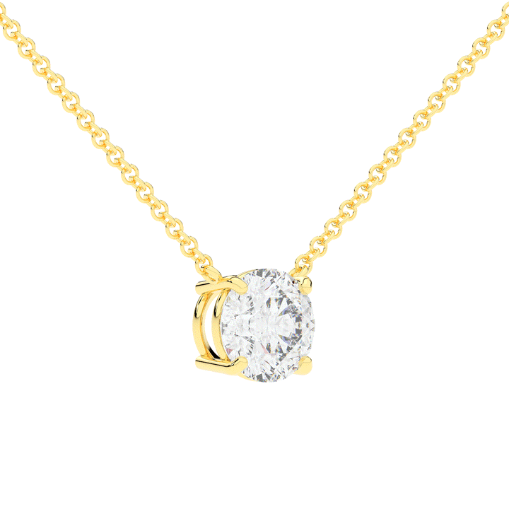 2.00CT ROUND CERTIFIED LAB DIAMOND SOLITAIRE PENDANT