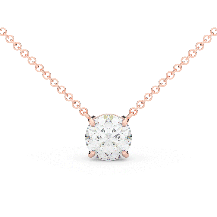 2.00CT ROUND CERTIFIED LAB DIAMOND SOLITAIRE PENDANT